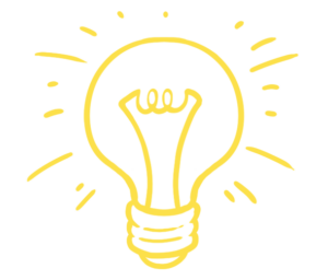 Illustration of a lightbulb - representing ideas - Radiotherapy UK
